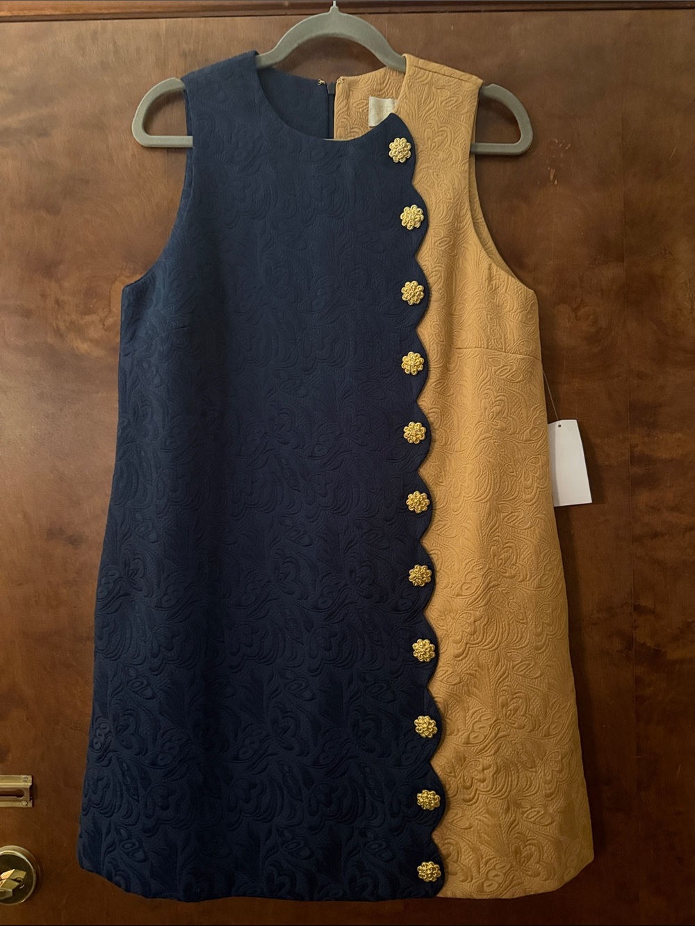 Mestiza New York NWT Sleeveless A-Line Dress with Decorative Buttons - Picture 2 of 5